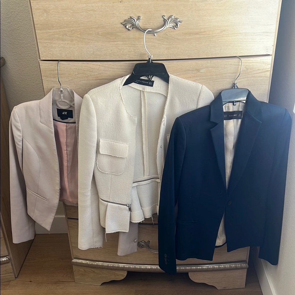 ZARA and H&M Blazers